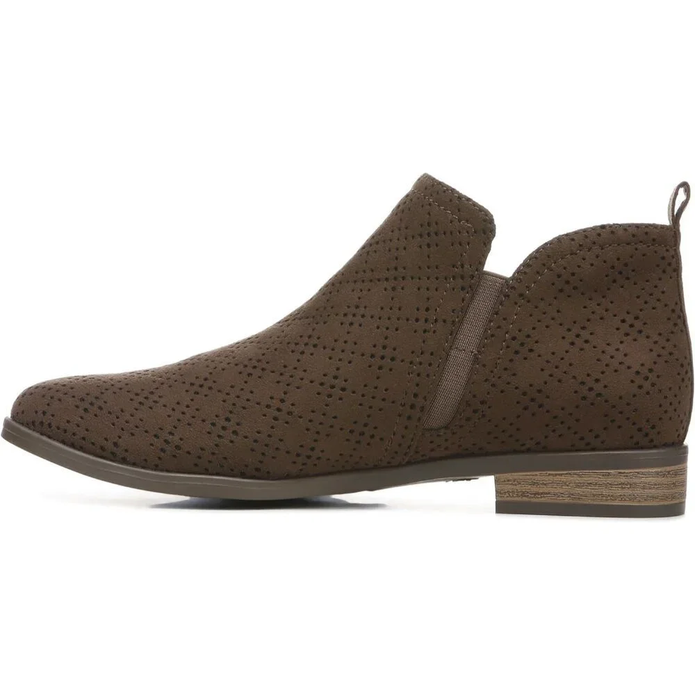 Casual Chocolate Brown Ankle Booties for Women - Eco-Crafted with Cushioning - Picture 9 of 9